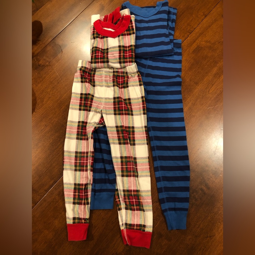 Hanna Andersson holiday long-sleeved kids pajamas